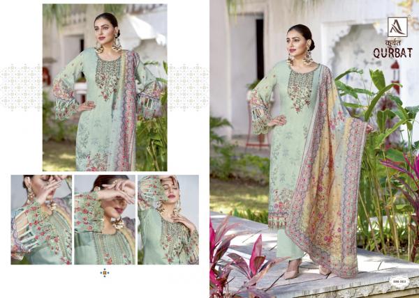 Alok Qurbat Designer Cotton Embroidery Pakistani Printed Dress Materials 